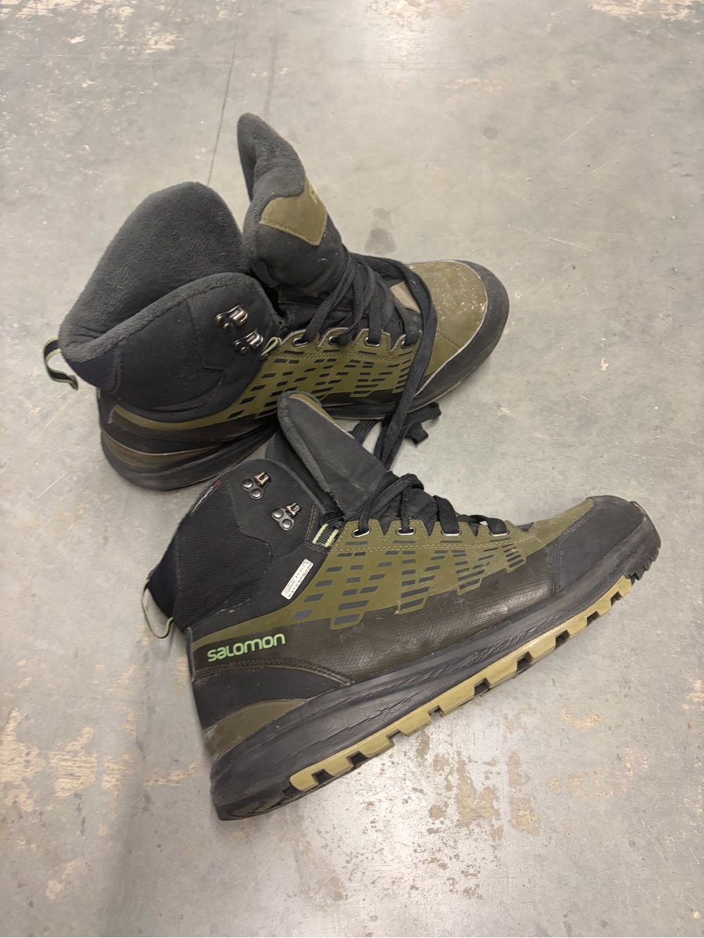 Salomon kaipo Men's Olive Green High-Top Hiking‎ Boots